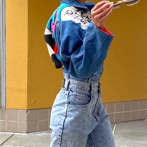 Vintage | Jeans | 8s Vintage Acid Wash Jeans Jeweled Button Fly 26 X 30 ...